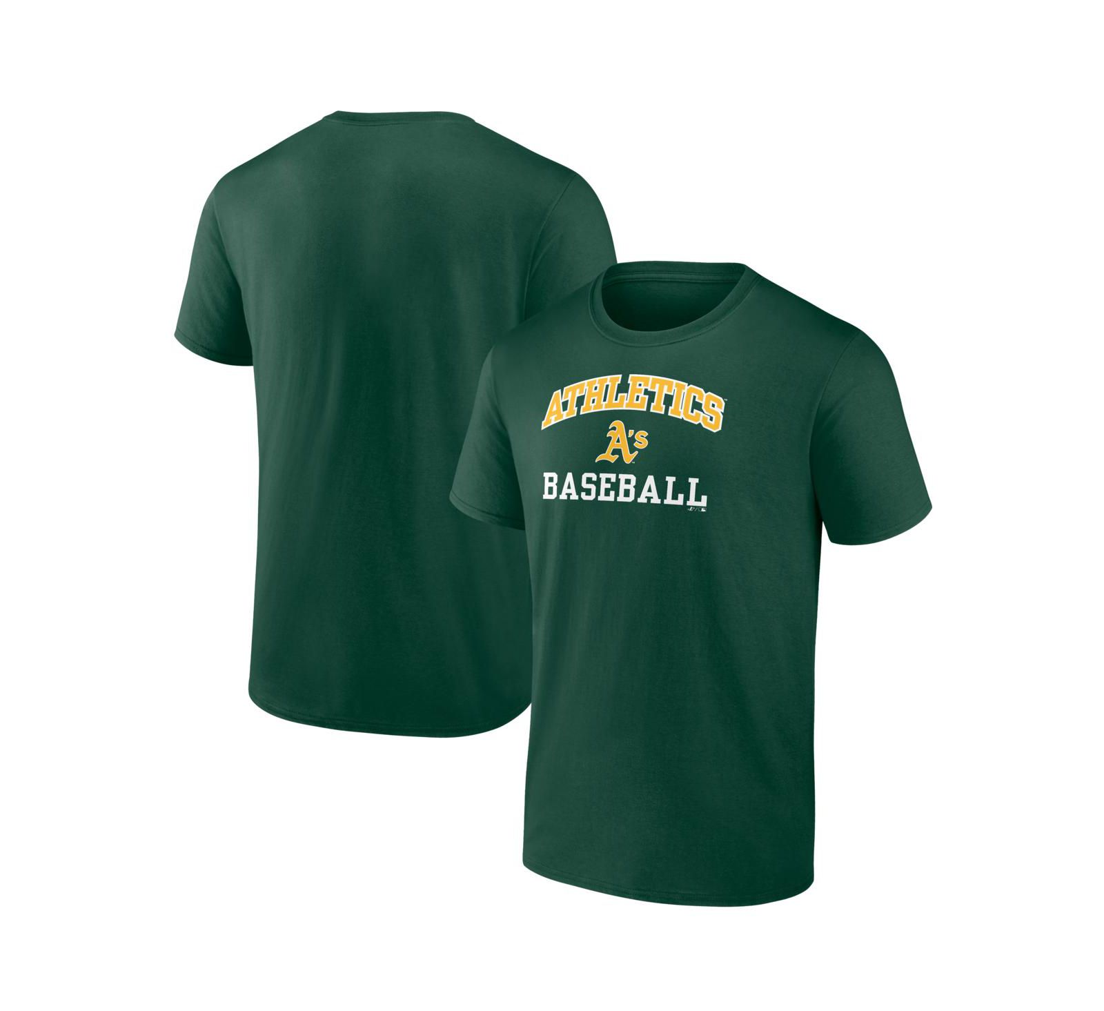 Мужская футболка Logo Athletic Green Athletics Heart and Soul