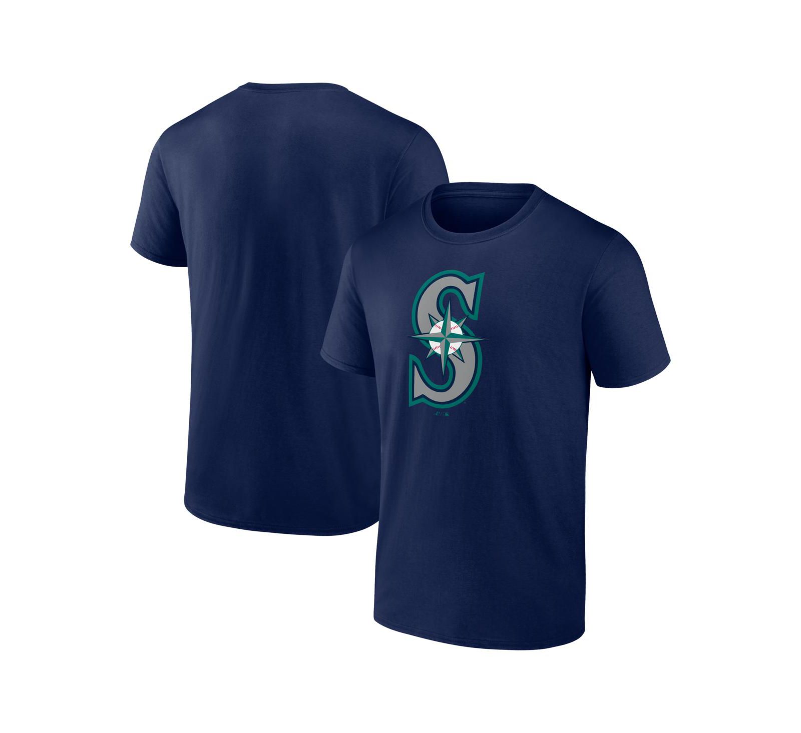 Мужская футболка Logo Athletic Seattle Mariners Navy