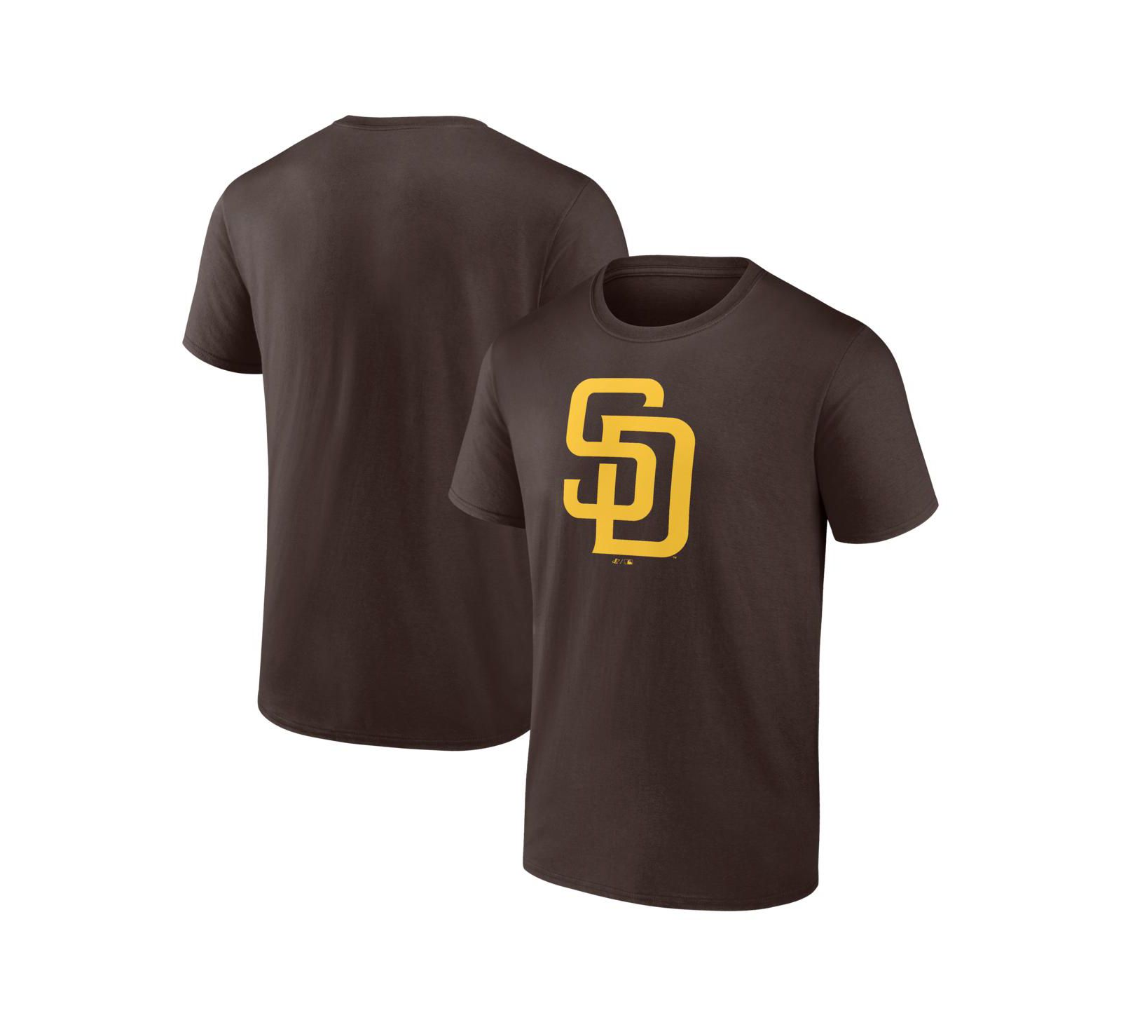 Logo Athletic Men's Brown San Diego Padres Logo T-Shirt