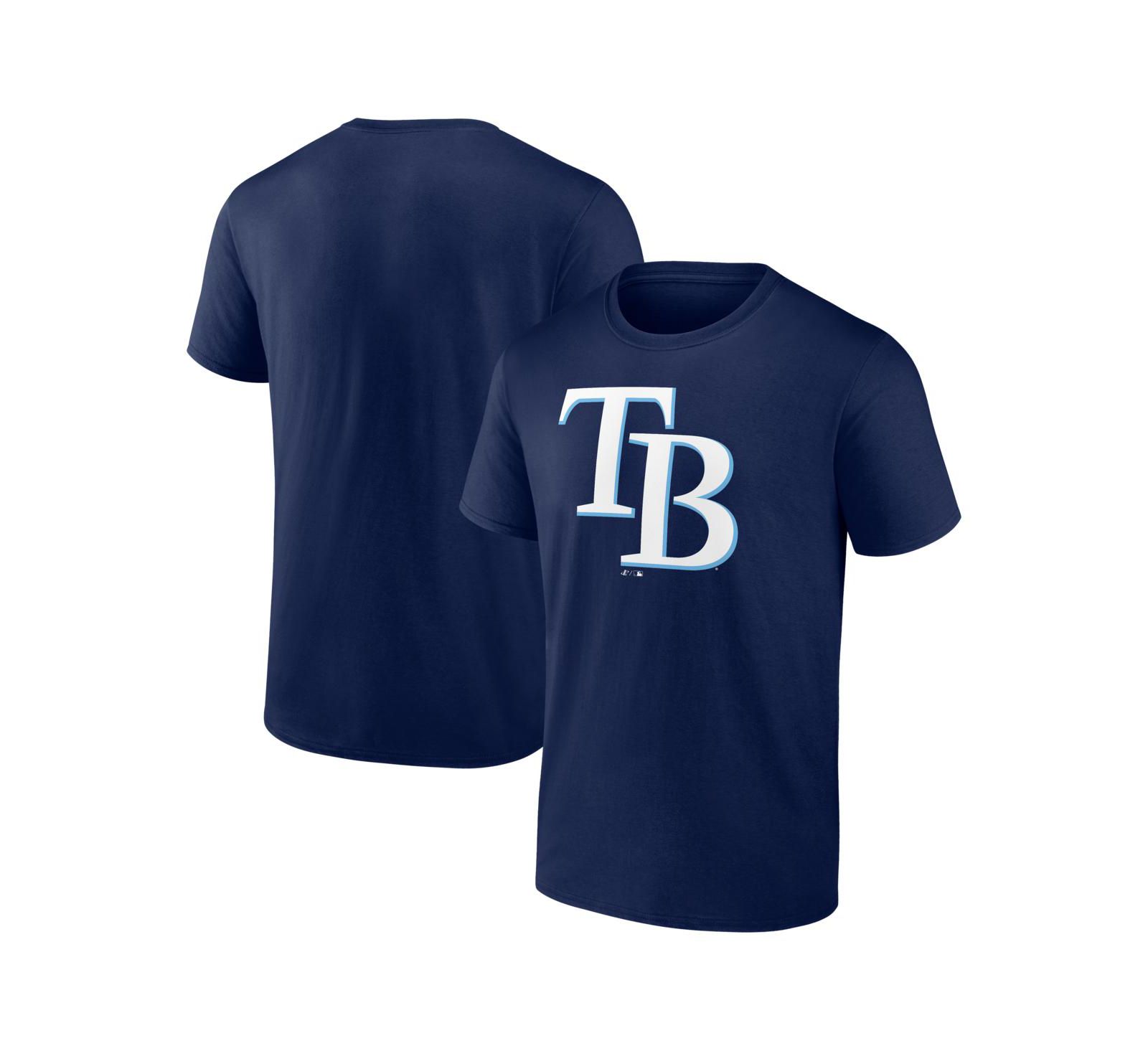 Мужская футболка Logo Athletic, Navy Tampa Bay Rays