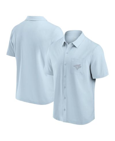 Мужская рубашка Fanatics Light Blue Toronto Blue Jays Front Office Button-Up