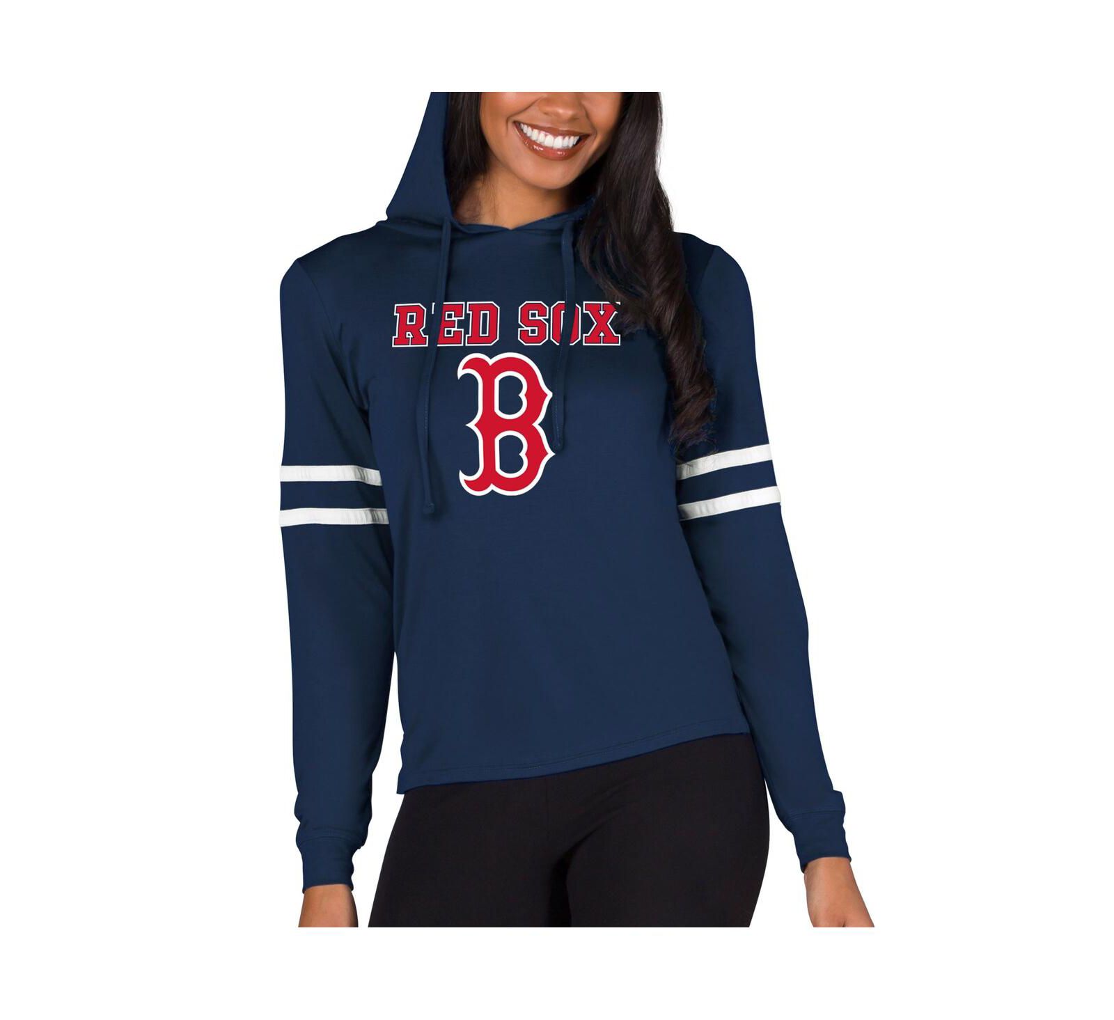 Женское легкое худи Concepts Sport Navy Boston Red Sox Marathon