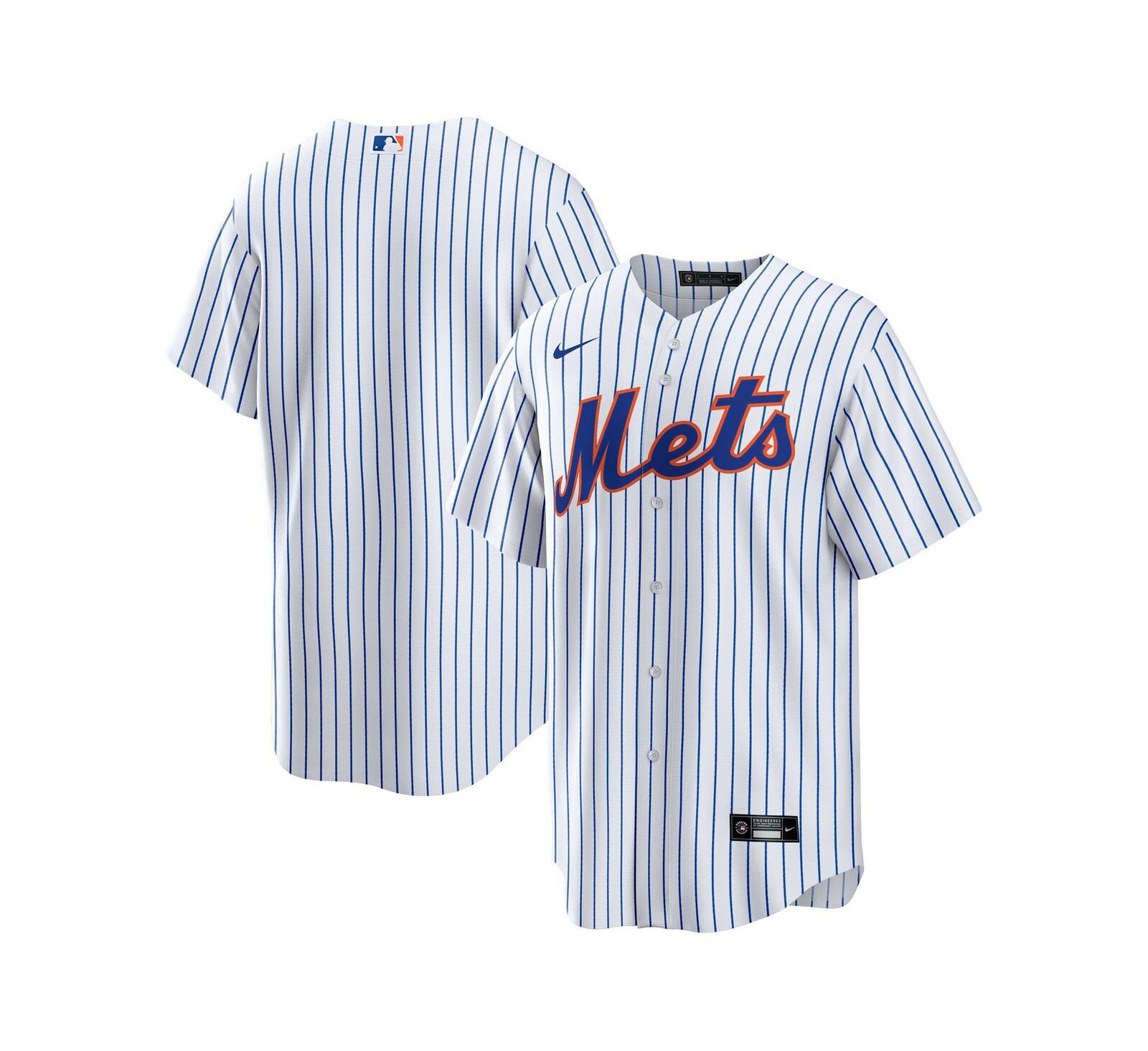 Nike Men's White New York Mets Home Big & Tall Replica Jersey