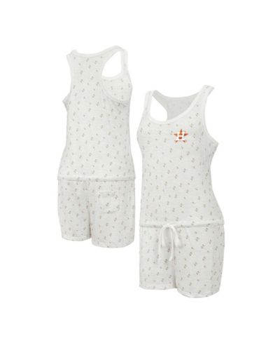Concepts Sport Women's Cream Houston Astros Gardner Hacci Knit Romper
