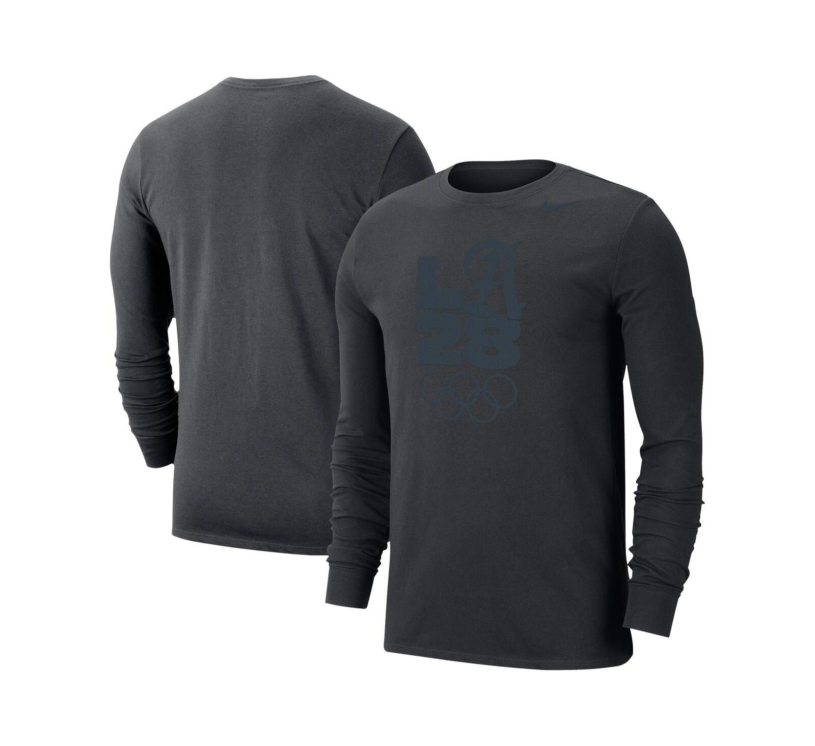 Nike Men's Black LA28 Summer Olympics Team Issue Velocity Dri-FIT Long Sleeve T-Shirt