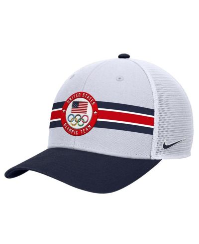 Nike Мужская регулическая кепка-тракер Team USA Rise Color Block, White