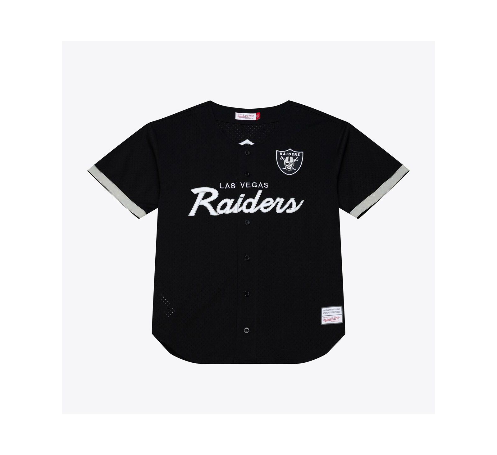 Mitchell & Ness Мужская сетчатая джерси Las Vegas Raiders Head Coach, черная