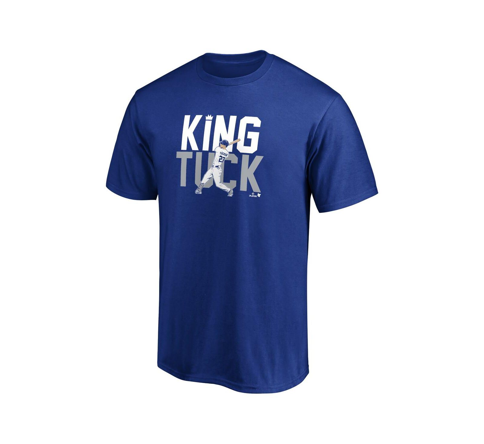 Мужская и женская футболка BreakingT Kyle Tucker Royal Los Angeles Dodgers King Tuck