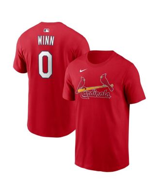 Мужская футболка Nike Masyn Winn Red St. Louis Cardinals Home Name & Number