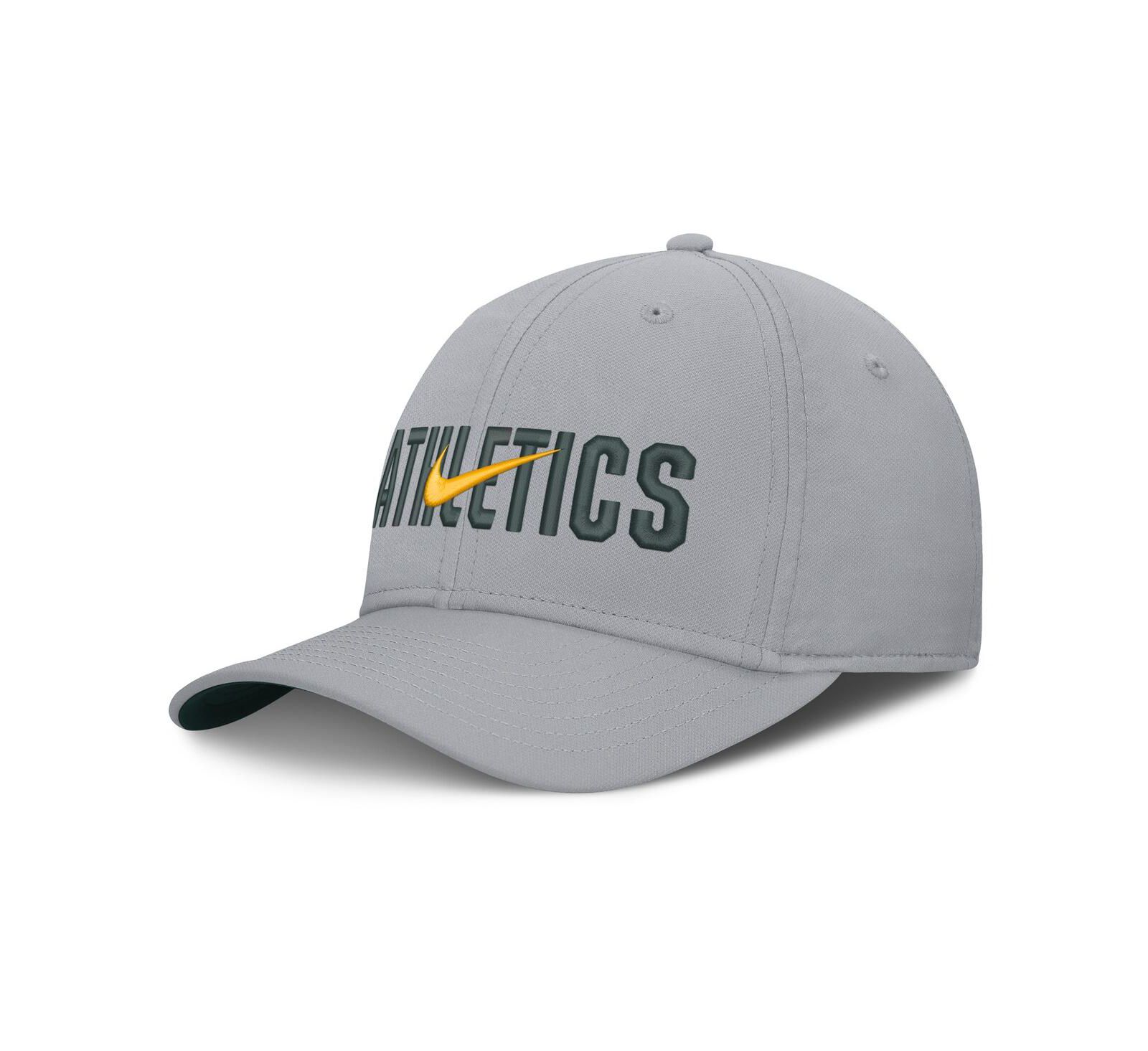 Nike Men's Gray Athletics Primetime Dri-FIT Rise Bozz Flex Hat