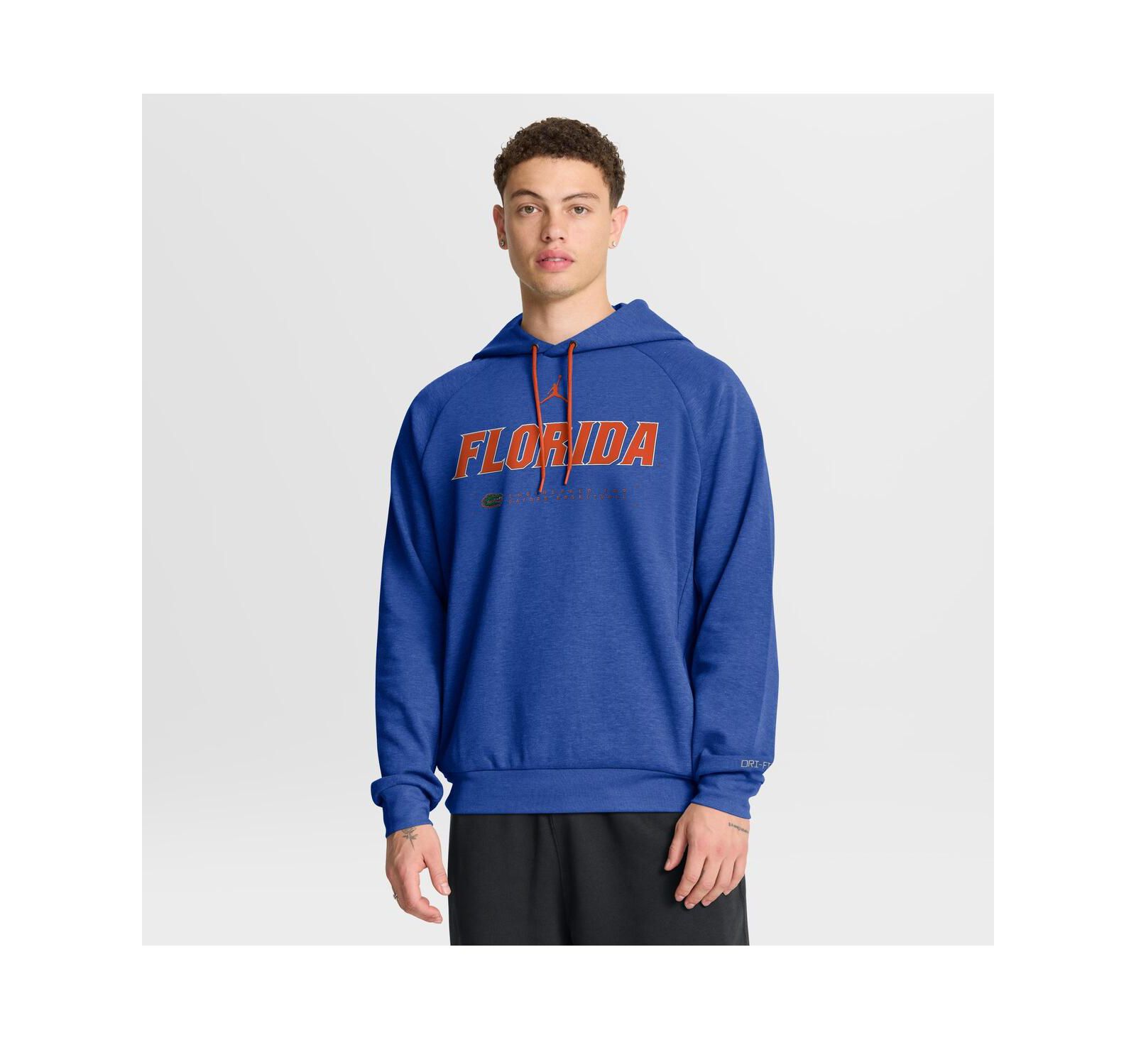 Jordan Мужская толстовка Florida Gators 2025 Courtside Raglan Dri-FIT, королевский синий