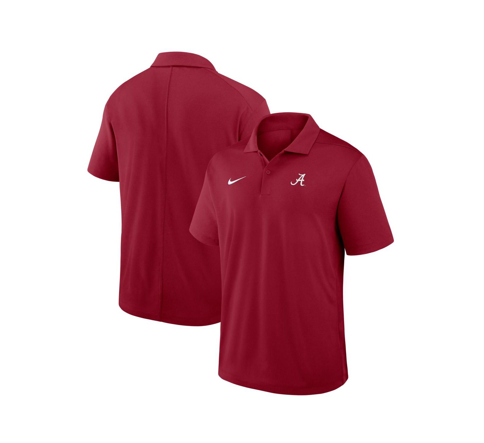 Мужская рубашка-поло Nike Alabama Crimson Tide Primetime Victory Plus Dri-FIT Crimson