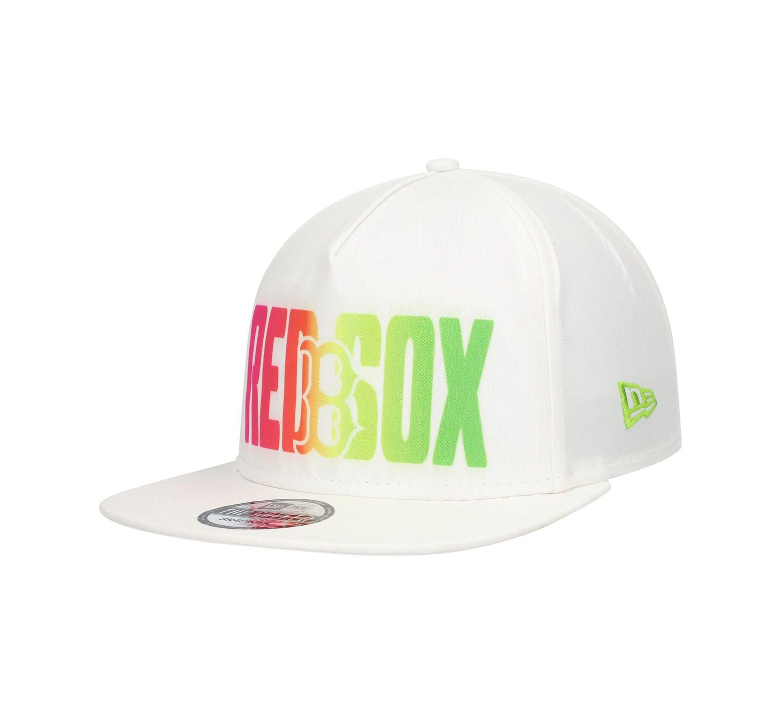 Мужская кепка New Era Boston Red Sox Spring Spectrum Golfer Snapback, белая
