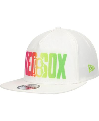 Мужская кепка New Era Boston Red Sox Spring Spectrum Golfer Snapback, белая