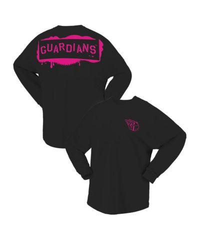 Fanatics Women's Black Cleveland Guardians Neon Jersey Long Sleeve T-Shirt