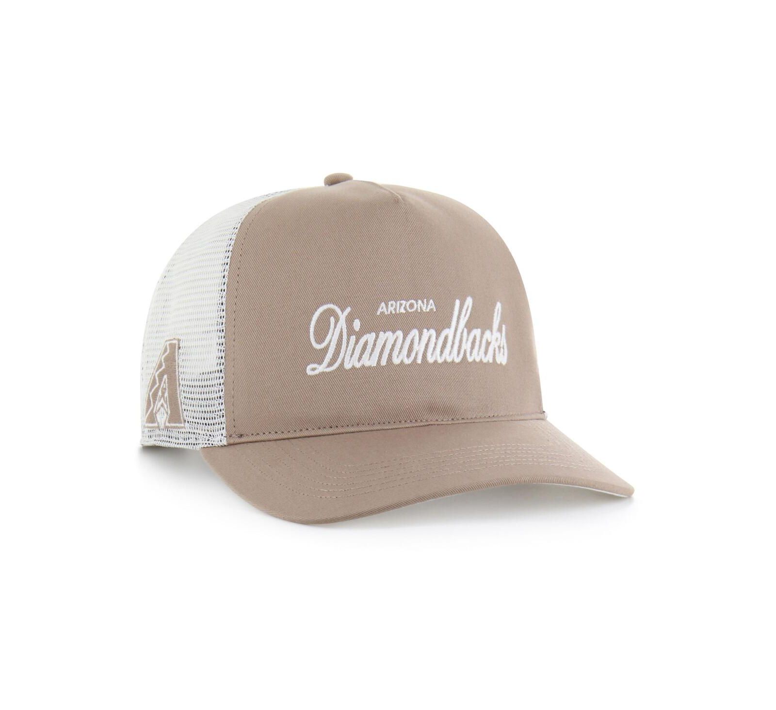 Мужская бейсболка '47 Brand Brown Arizona Diamondbacks Foundational Mesh Hitch Adjustable