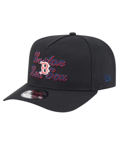 New Era Мужская черная кепка 9FIFTY A-Frame Snapback Boston Red Sox с вышивкой