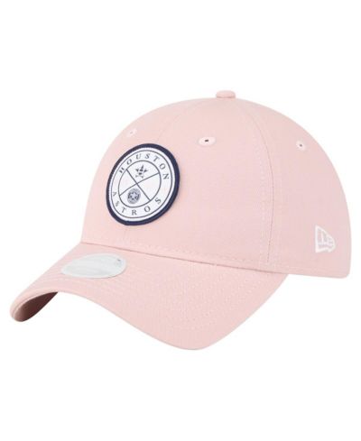 Женская регулируемая кепка New Era Pink Houston Astros Bloom 9TWENTY Hat