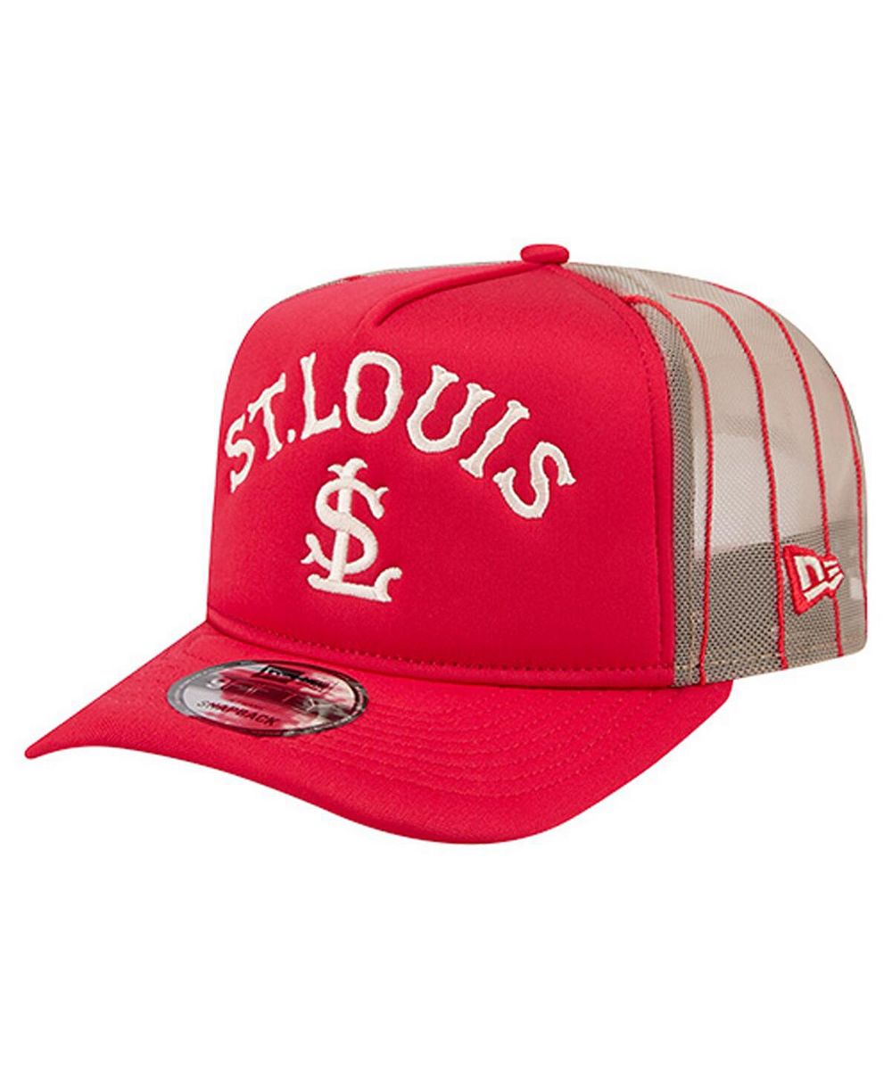 Мужская кепка New Era St. Louis Cardinals Vintage Arched Foam Front 9FIFTY A-Frame Adjustable Trucker Hat