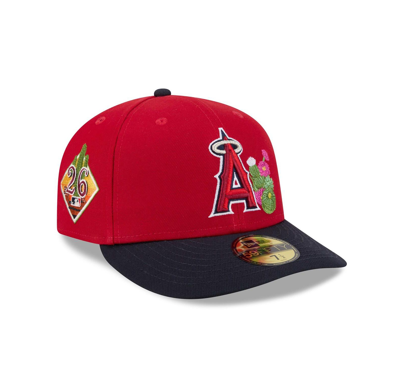 New Era Men's Red/Navy Los Angeles Angels 2026 Spring Training 59FIFTY Fitted Hat