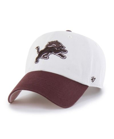 '47 Brand кепка регулируемая Detroit Lions Love Letter Clean Up Men's and Women's Stone/Burgundy