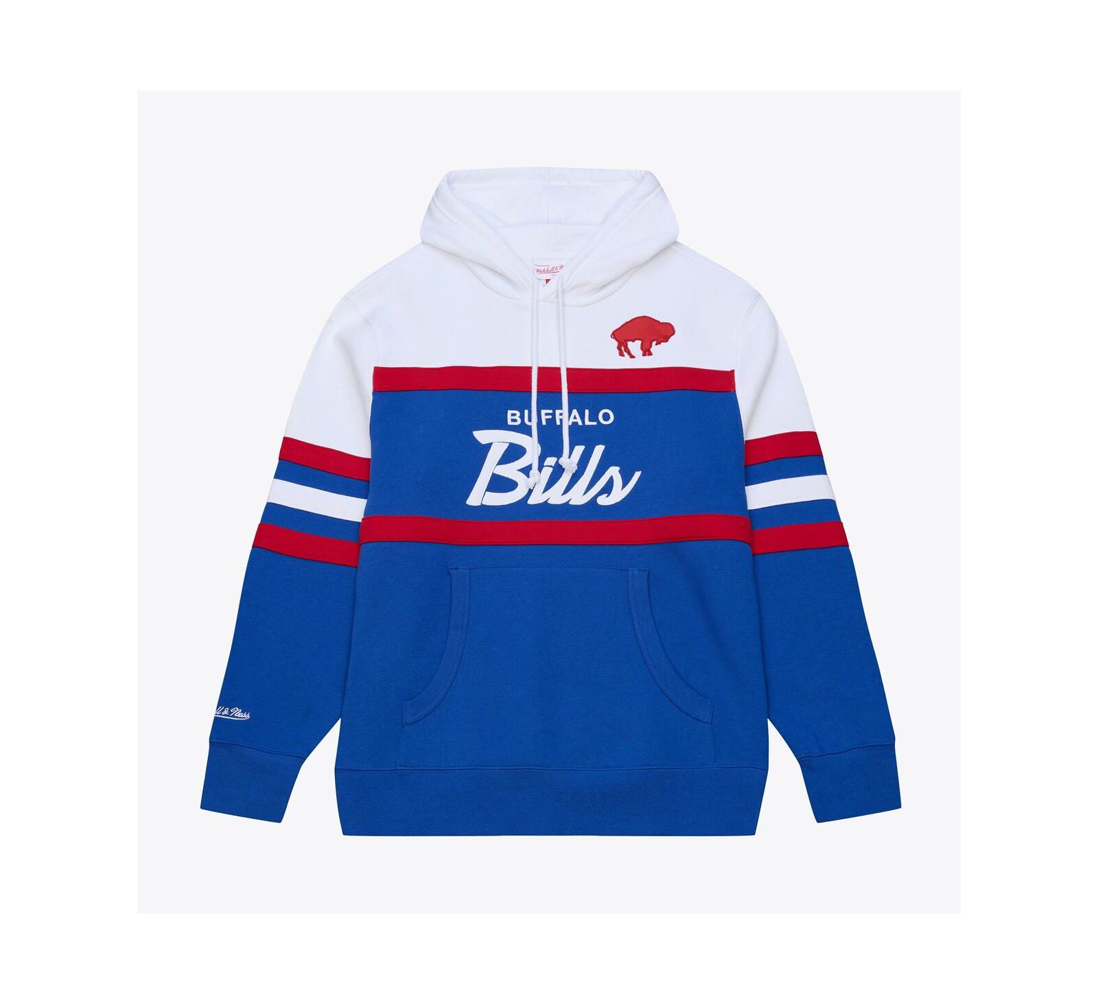 Mitchell & Ness Мужское худи Buffalo Bills Head Coach, королевский синий