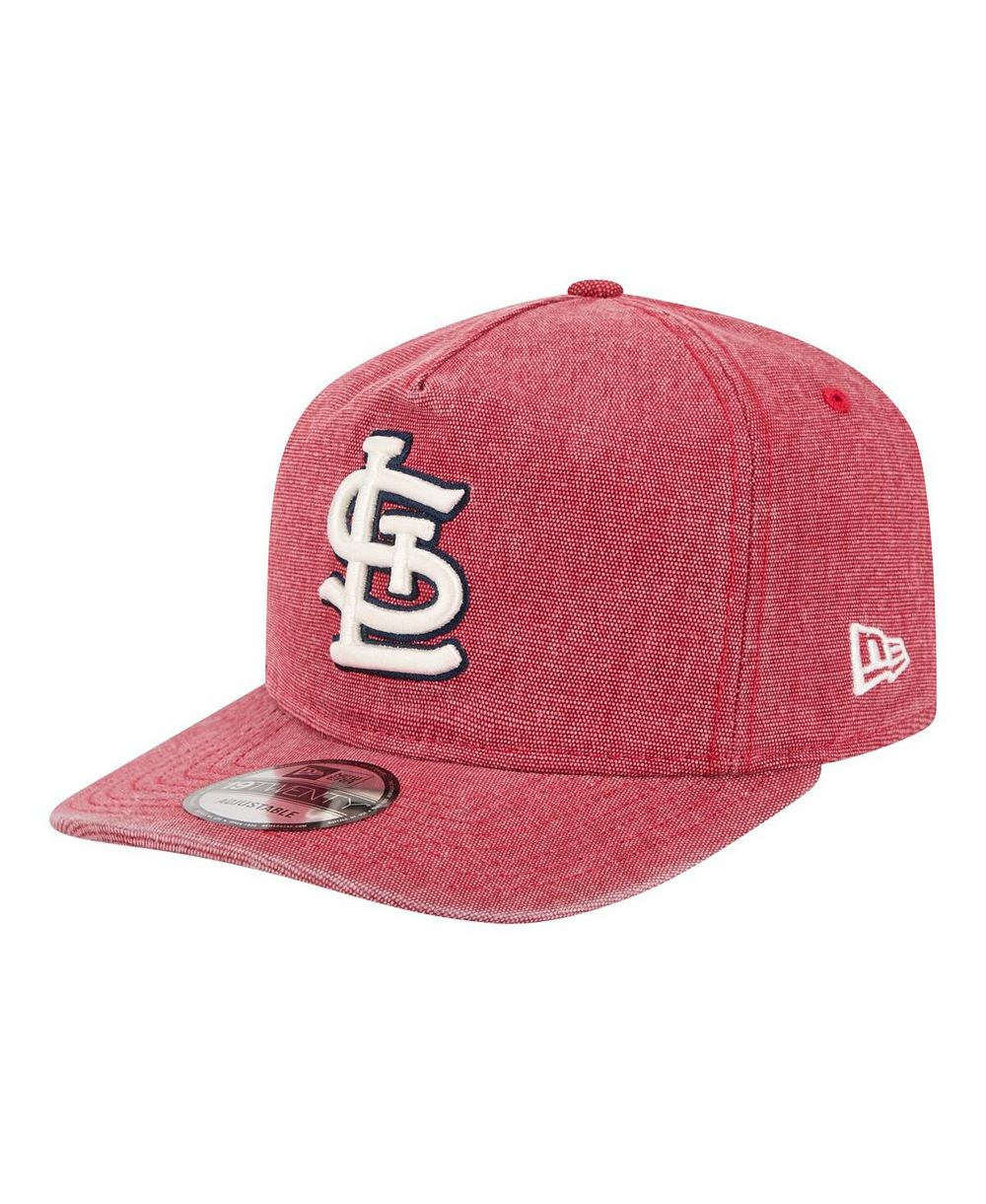 New Era Men's Red St. Louis Cardinals Denim Classic 19TWENTY Adjustable Hat