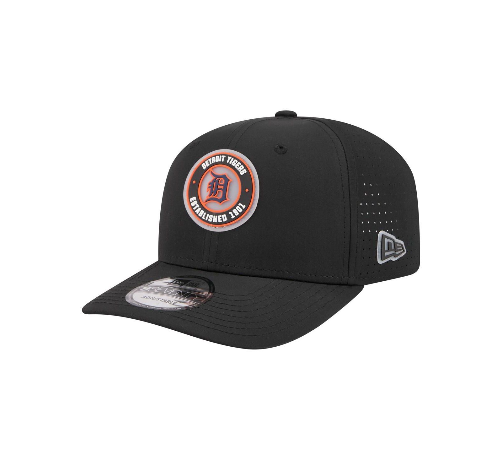 Мужская регулируемая кепка New Era Detroit Tigers Circle 9SEVENTY, черная