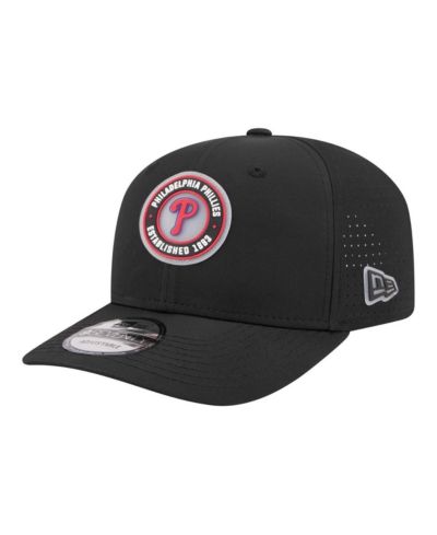 New Era Мужская кепка Philadelphia Phillies Circle 9SEVENTY, черная, регулируемая