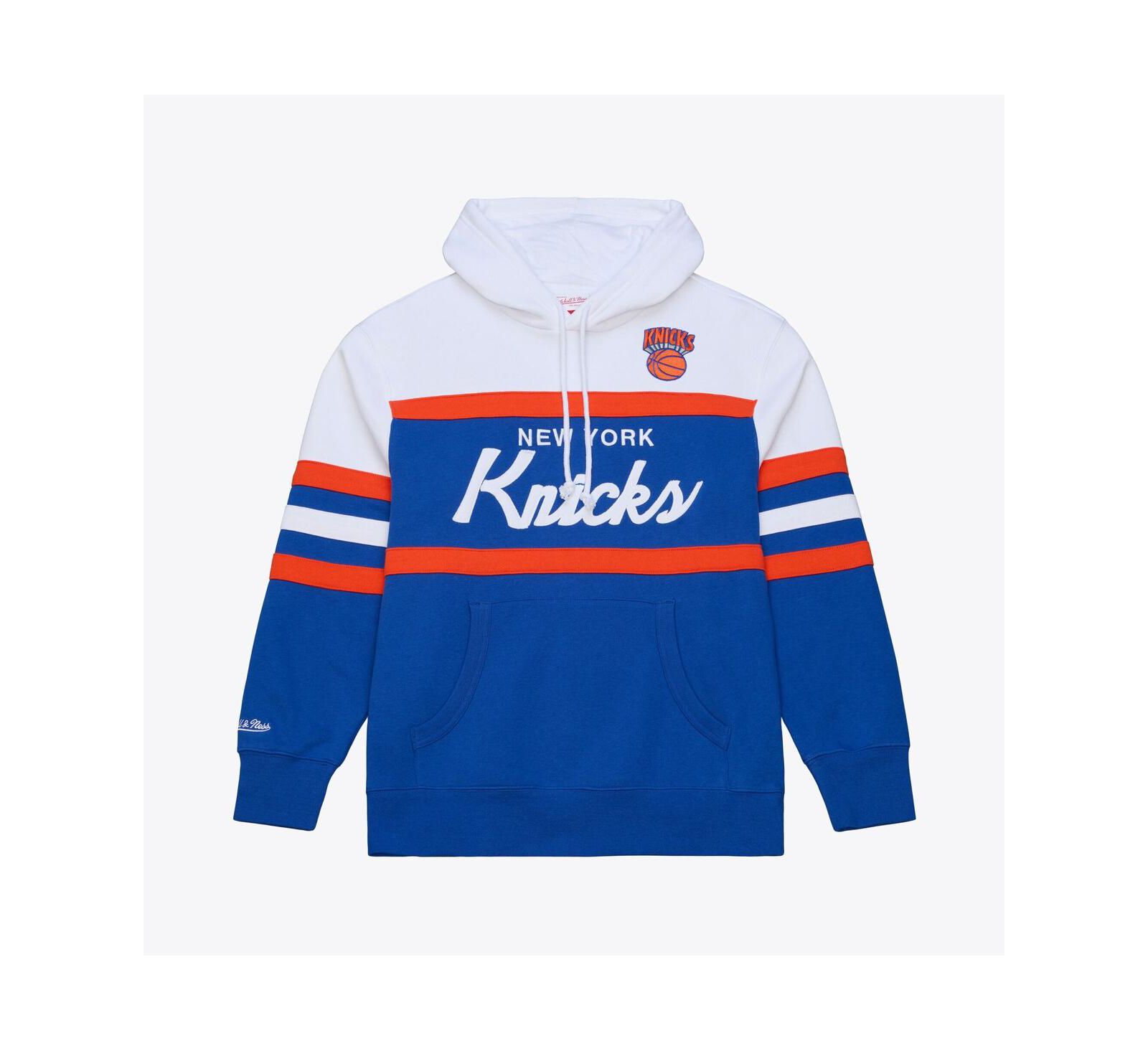 Mitchell & Ness мужская толстовка с капюшоном Royal New York Knicks