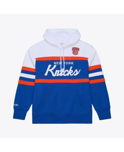 Mitchell & Ness мужская толстовка с капюшоном Royal New York Knicks