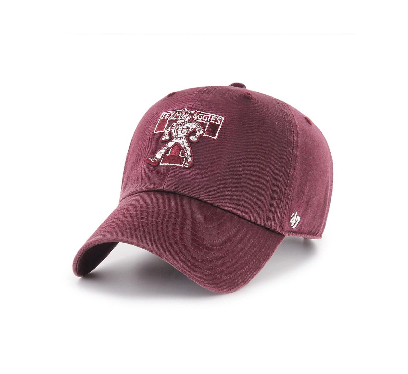 47 Brand Men's Maroon Texas A&M Aggies College Vault Clean Up Adjustable Hat