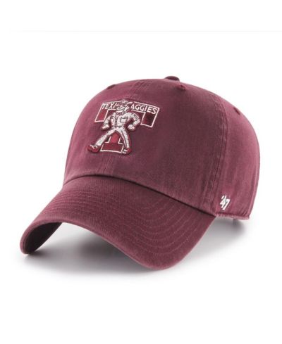 47 Brand Men's Maroon Texas A&M Aggies College Vault Clean Up Adjustable Hat