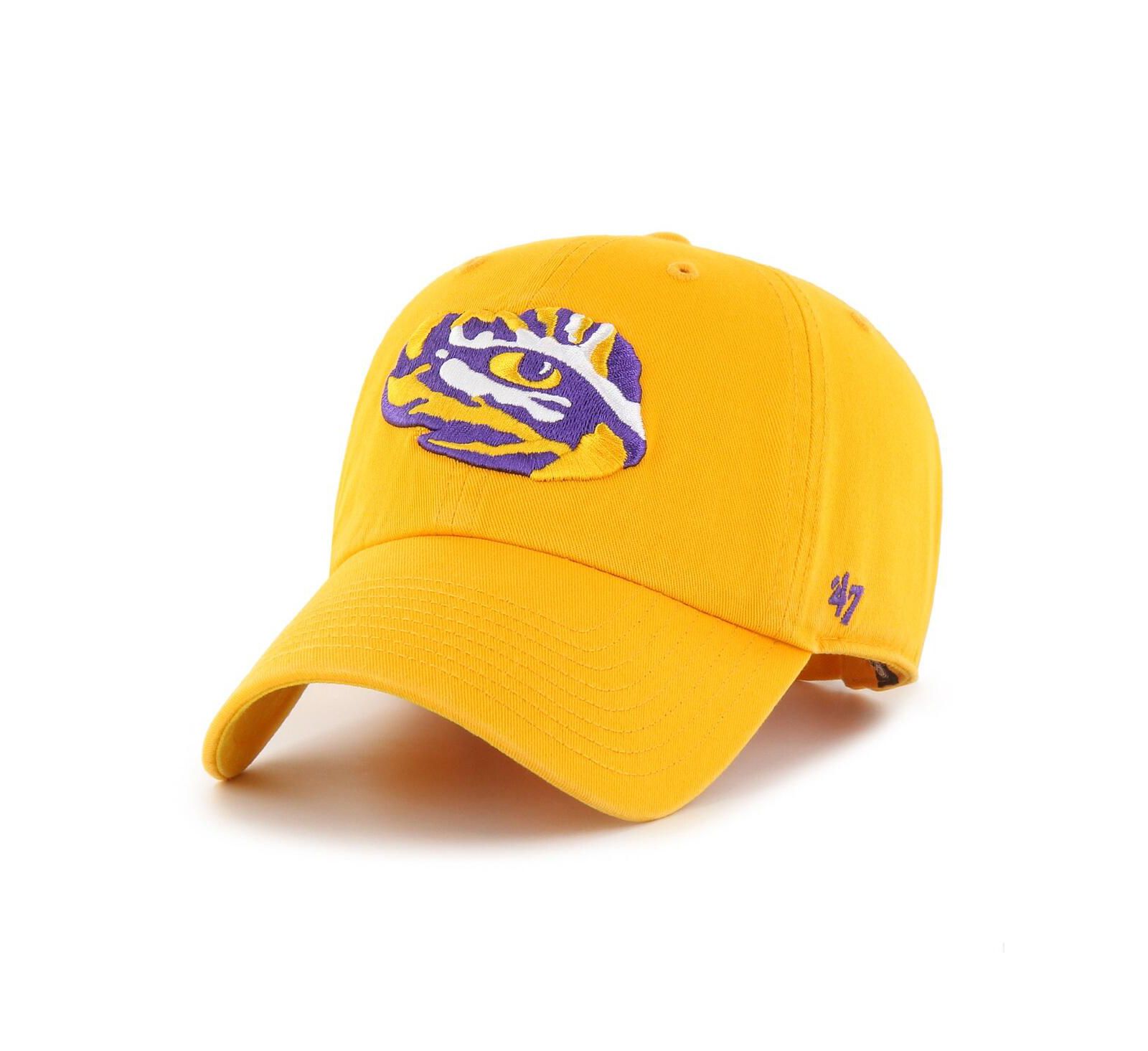 '47 Brand Men's Gold LSU Tigers Clean Up Adjustable Hat