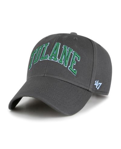 '47 Brand Men's Charcoal Tulane Green Wave Legend Lone Script MVP Adjustable Hat