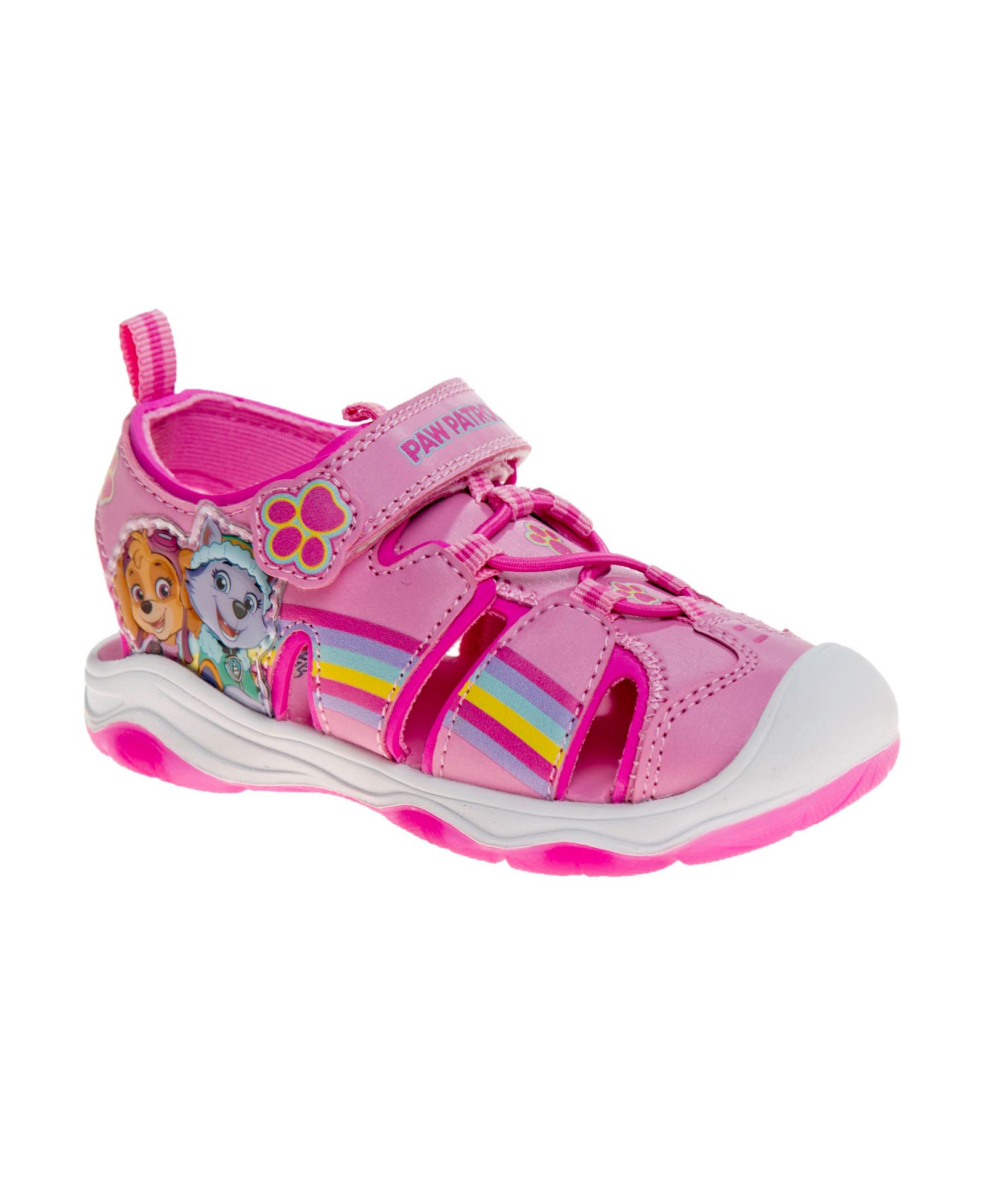 Nickelodeon Big Girls Paw Patrol Hook & Loop Closed Toe Sport Sandals (6-12)Protection Outdoor Ready Durable