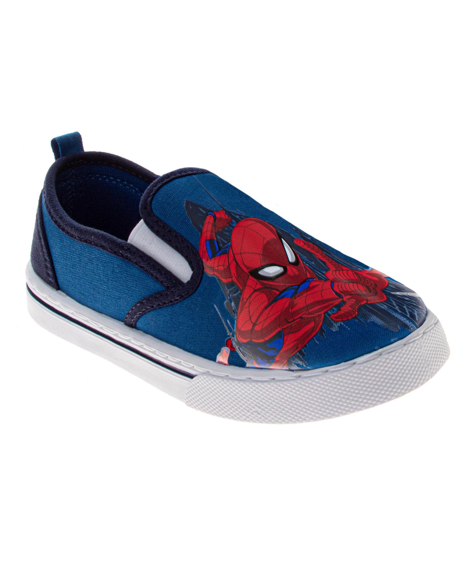 Spider-Man Little Boys SpiderMan Light Up Sneakers Flashing Lights Superhero Design Action Ready Easy On Off Durable
