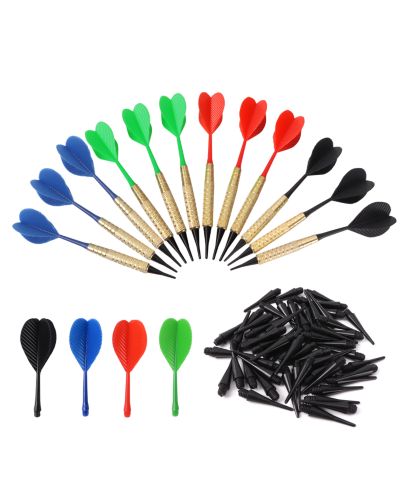 GSE Games & Sports Expert 16 Grams Soft Tip Darts with 100 Free Dart Tips