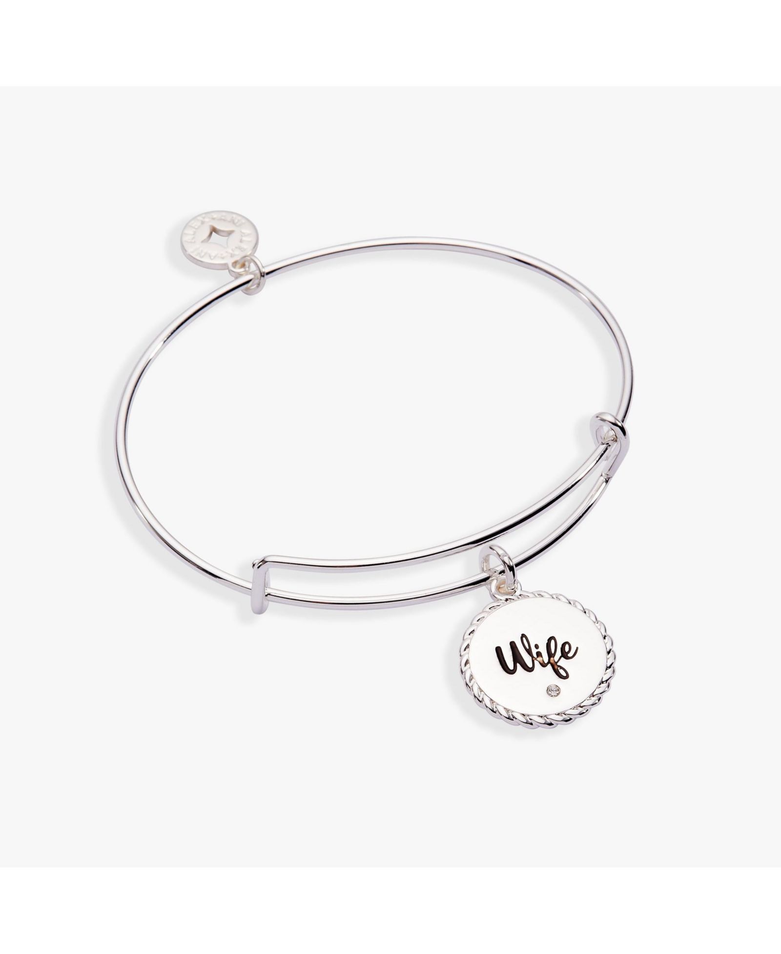 Браслет Alex and Ani Wife 'True Love Stories Never Have Endings' Charm