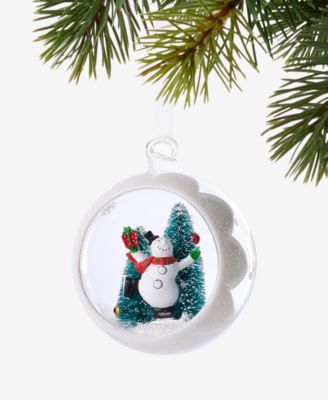 Holiday Lane Елочное украшение Снеговик Christmas Cheer