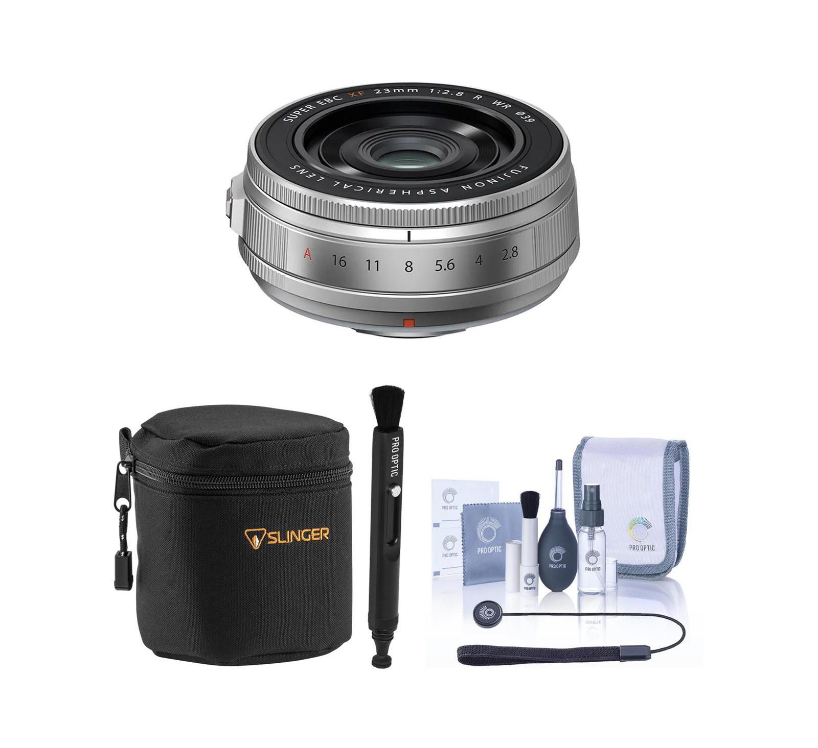 Fujifilm XF 23mm f/2.8 R WR Close-Focusing Lens with Accessories for Fujifilm X-Series Cameras