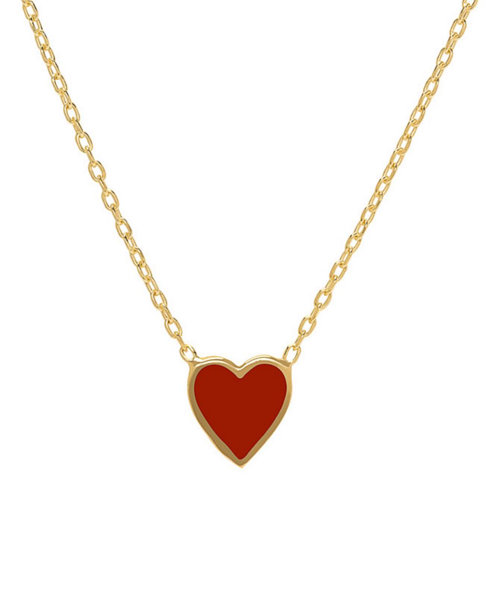 Подвеска Lily Nily Enamel Heart 14K