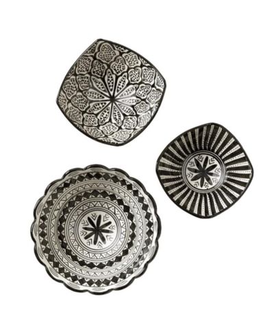 Набор из 3 мисок Verve Culture Ceramic Safi