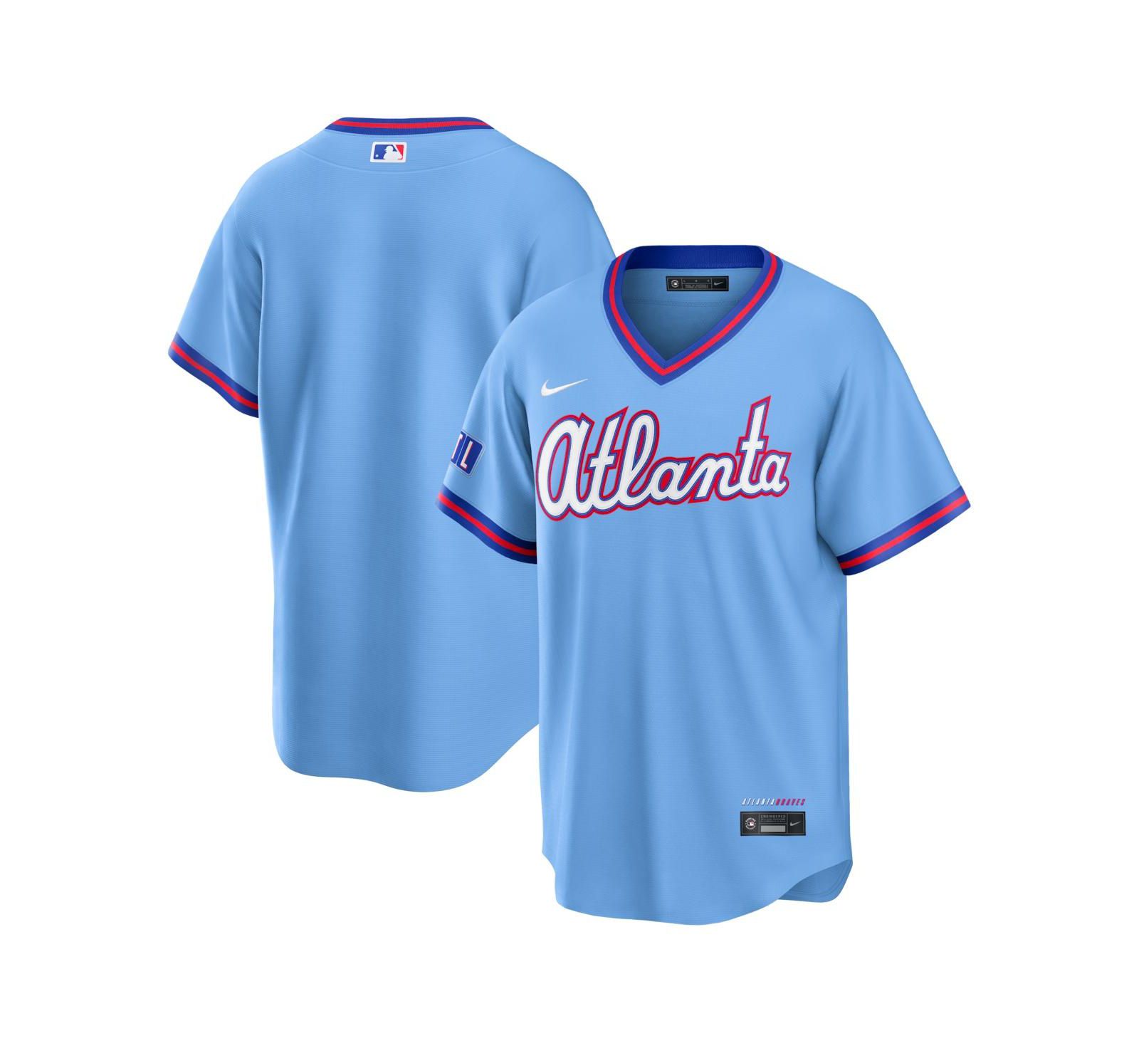 Nike Men's Powder Blue Atlanta Braves 2026 City Connect Stadium Jersey