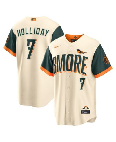 Nike Men's Jackson Holliday Natural Baltimore Orioles 2026 City Connect Stadium Jersey