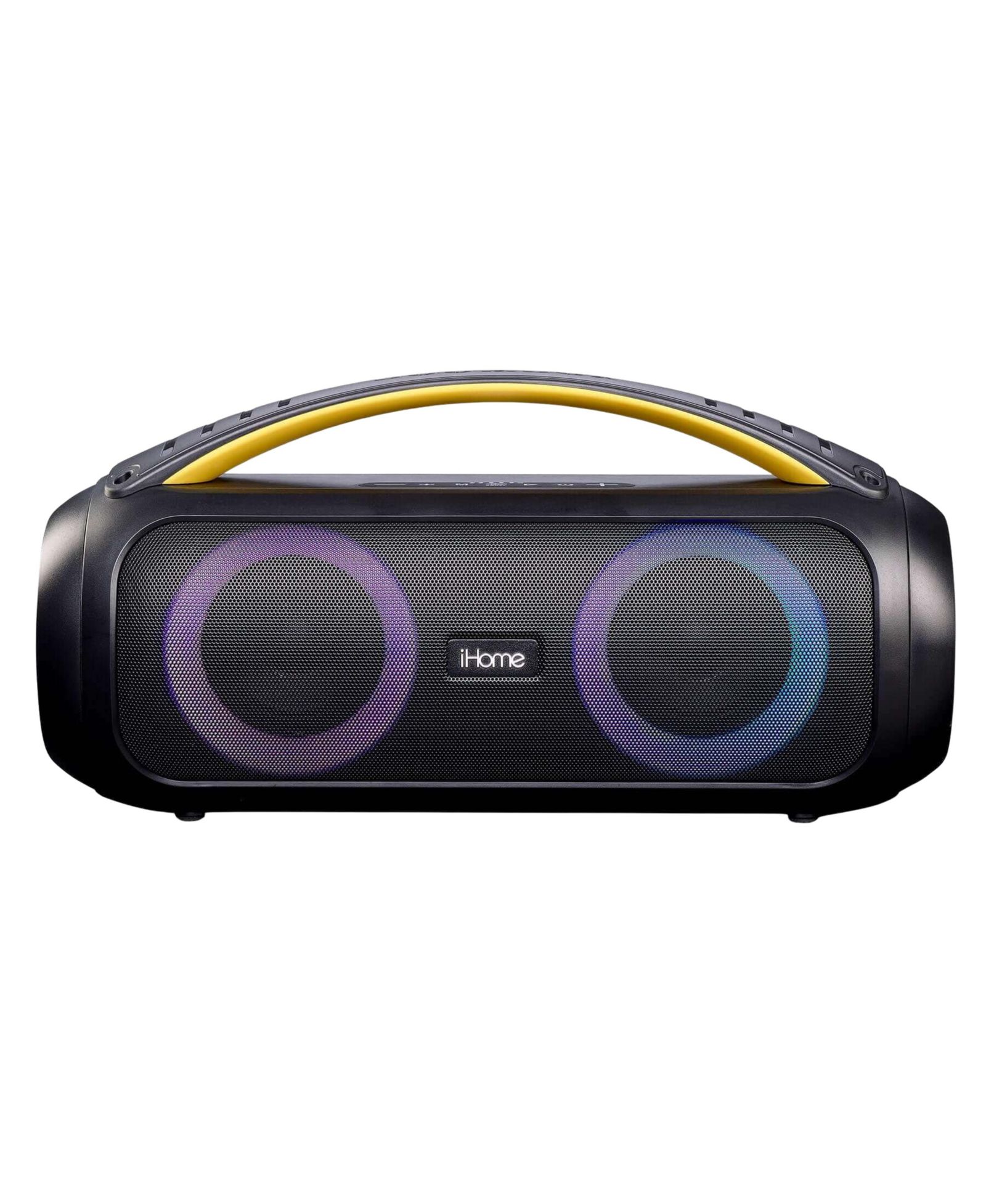 Ihome iBT920B.EXv24 Bluetooth Color-Changing Splash-Proof Boombox Speaker