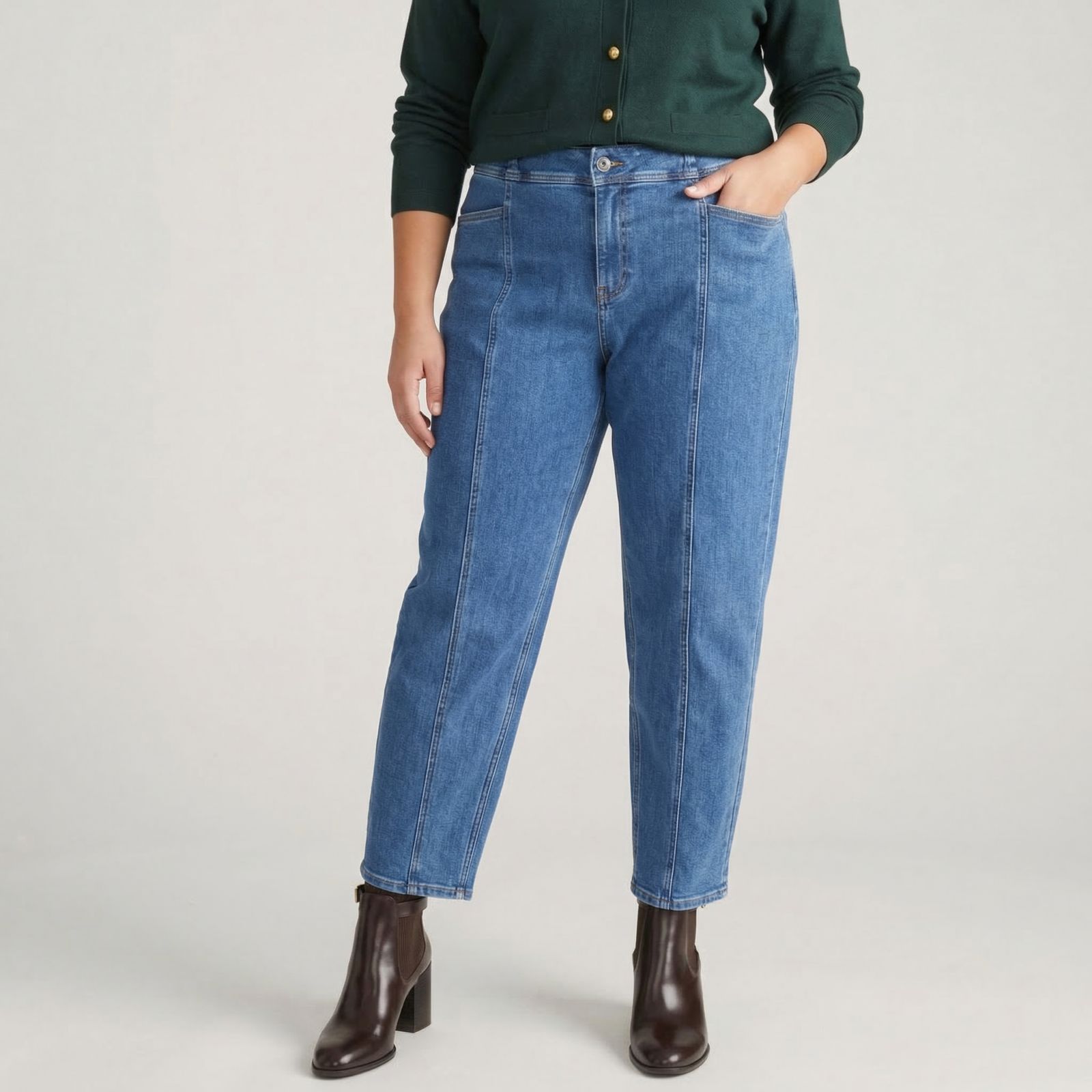 Universal Standard Women's Keira Barrel Leg Jeans