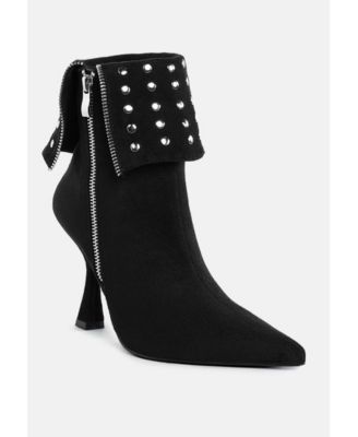 Женские ботильоны London Rag Women's Kolara Studded Foldover