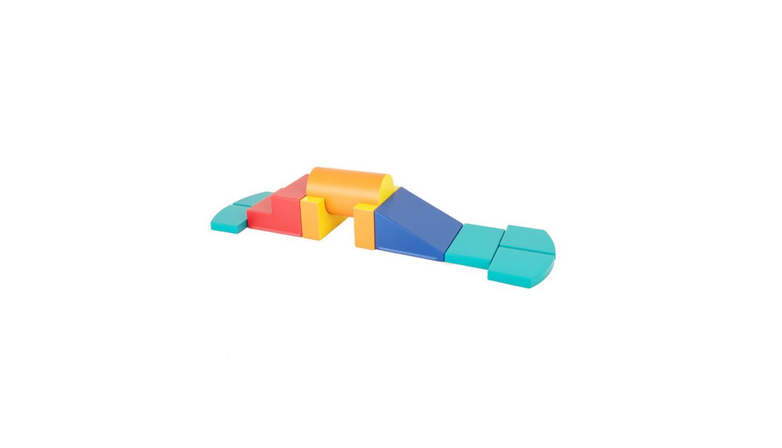 Slickblue 10-Piece Soft Foam Climbing Blocks for Toddlers  Play & Learning