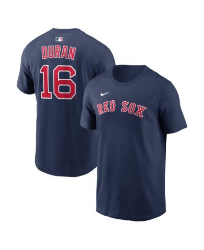 Nike Мужская футболка Boston Red Sox с именем и номером Jarren Duran, темно-синяя